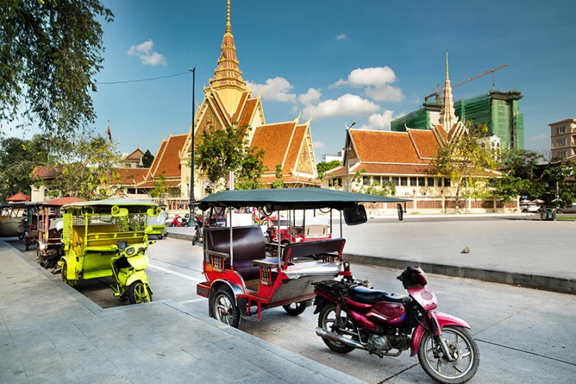 Arrival in Phnom Penh