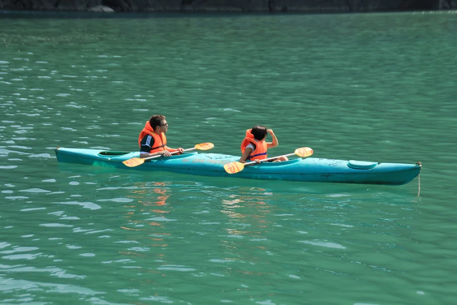 Kayaking In Halong Bay