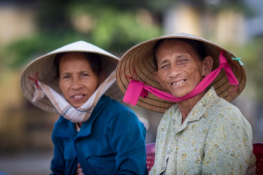Vietnamese often smile and are very friendly