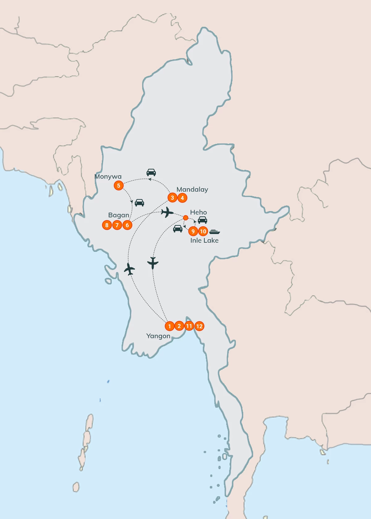 map Discovery of Myanmar
