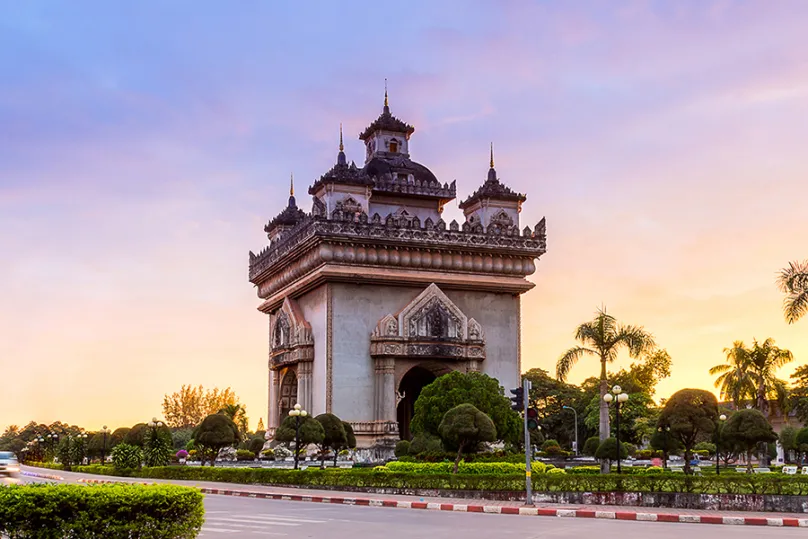 Arrive in Vientiane