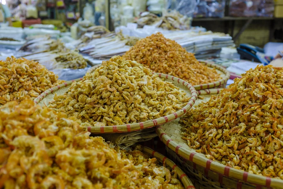 Dried Seafood In Dong Xuan Market