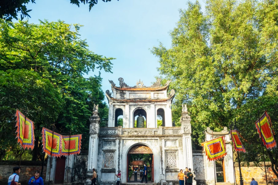 The Gate Of Temple Of Literature